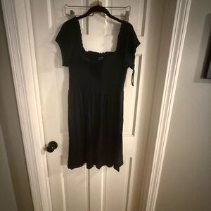 Black Short Sleeve Dress